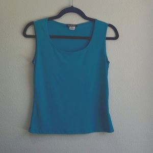 CKW Small Teal Crew Neck Tank Top